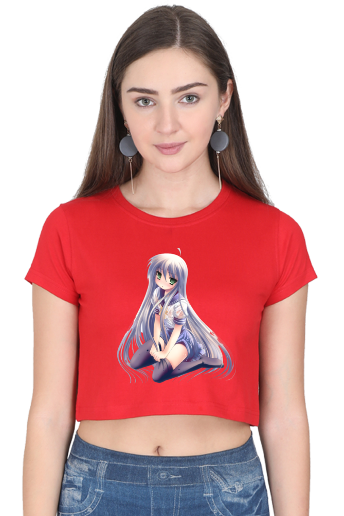 Angel Beats Anime Crop Top