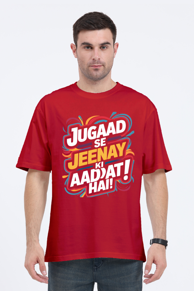 Jugaad Se Jeenay Ki Aadat Hai Graphic T-Shirt