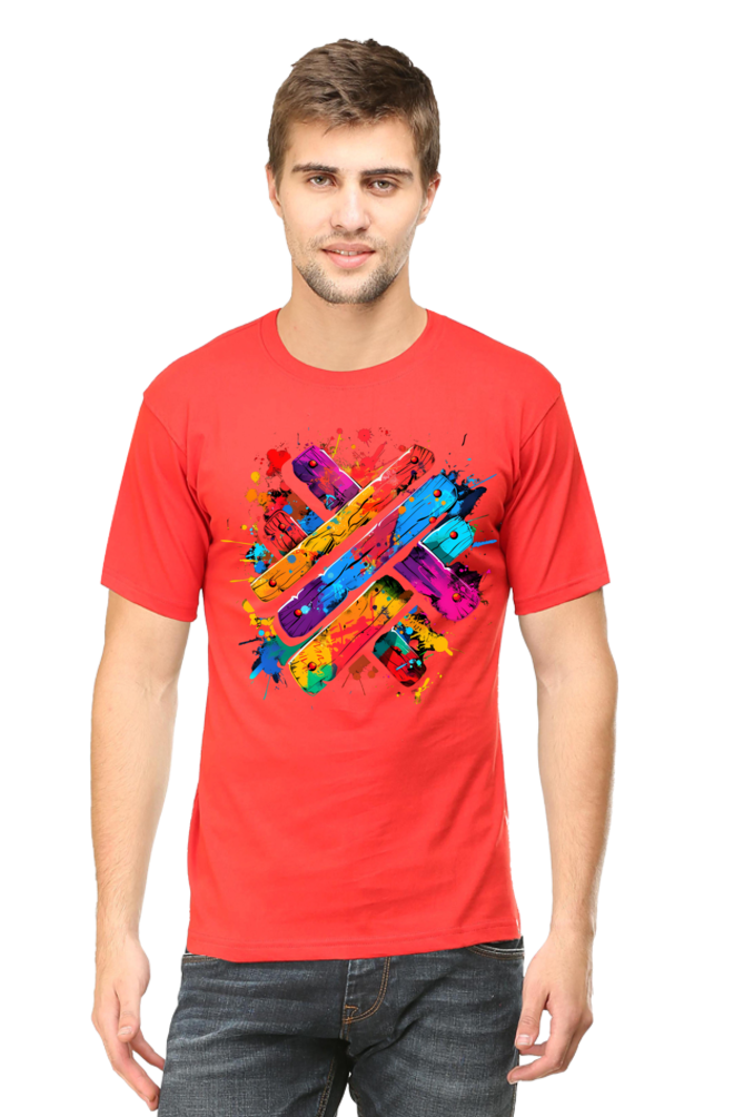 Abstract Paint Splash Art T-Shirt