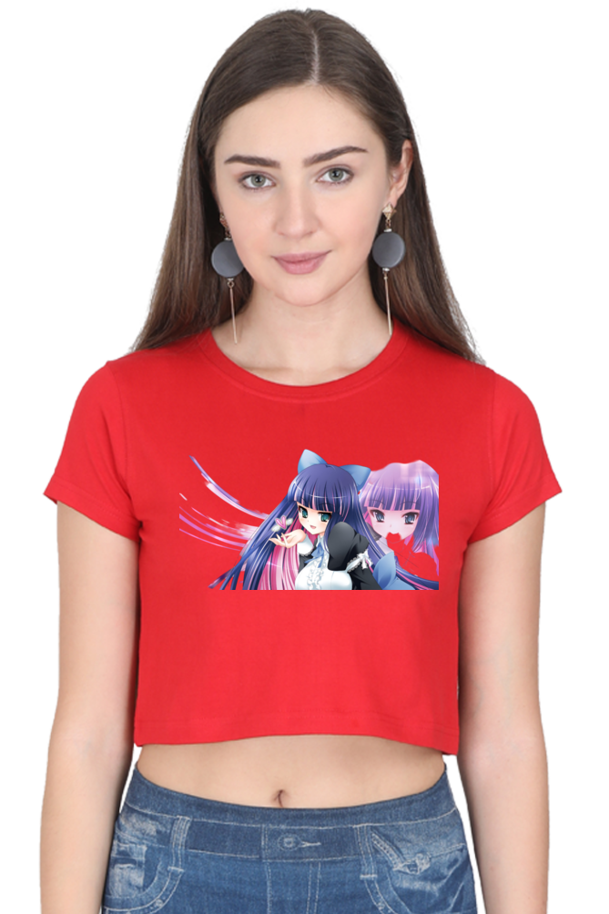 Dual Anime Crop Top