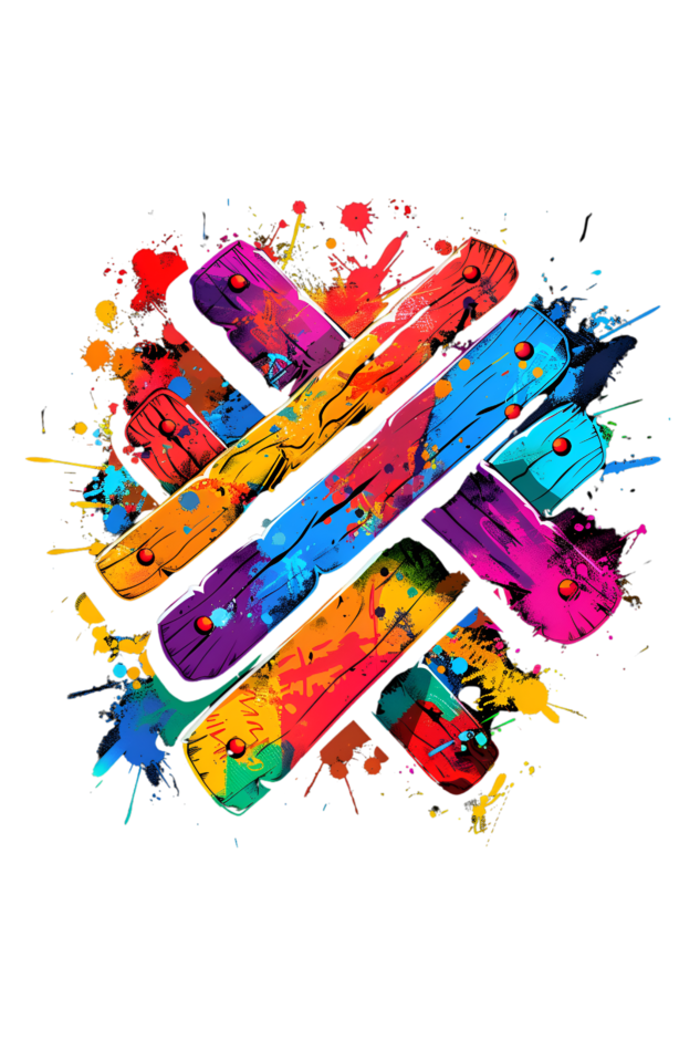 Abstract Paint Splash Art T-Shirt