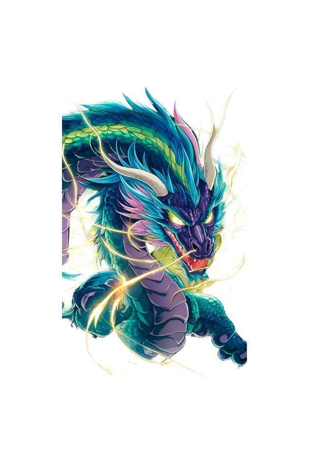 Electric Aura Dragon Anime T-Shirt