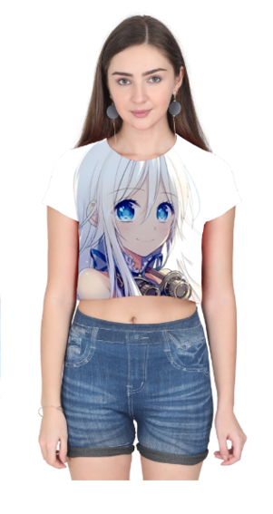 Elegant Aura Anime AOP Crop Top