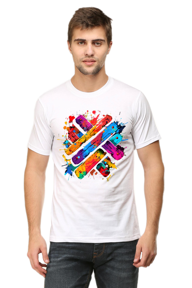 Abstract Paint Splash Art T-Shirt