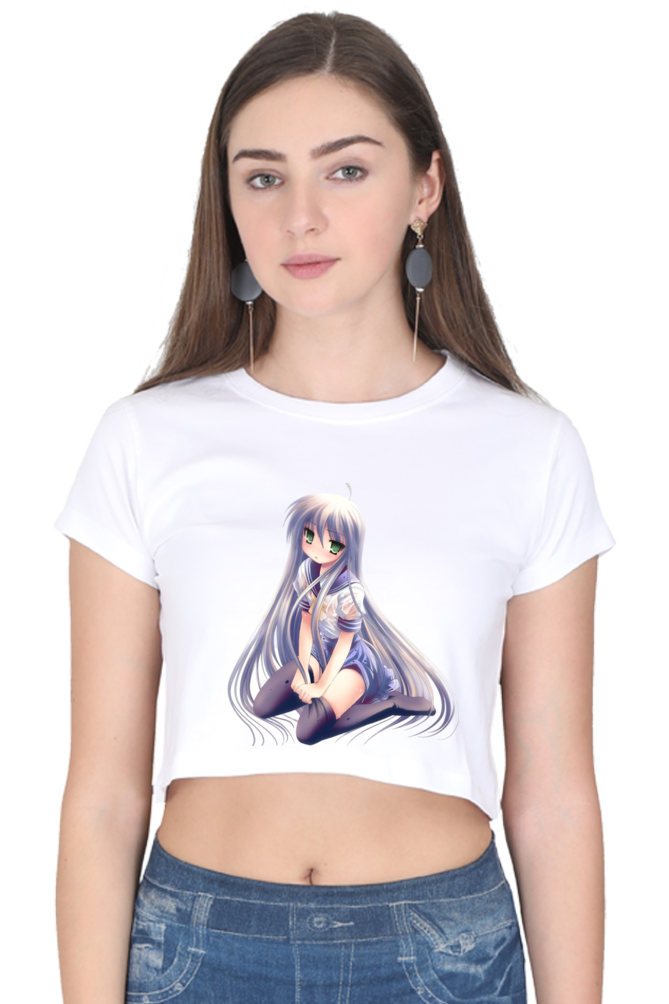 Angel Beats Anime Crop Top