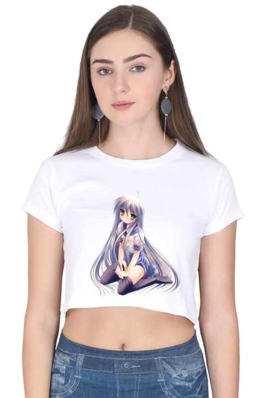 Angel Beats Anime Crop Top