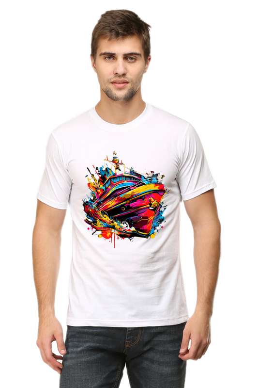 Color Burst Cruise Ship T-Shirt