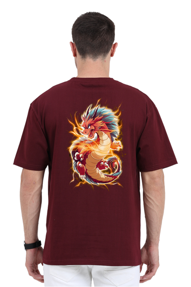 Flaming Thunder Dragon Anime T-Shirt