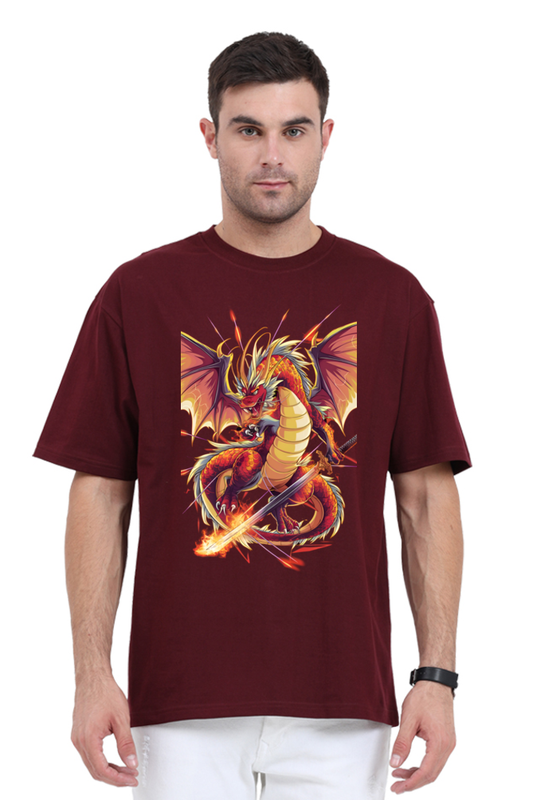 Infernal Dragon Fury Anime T-Shirt