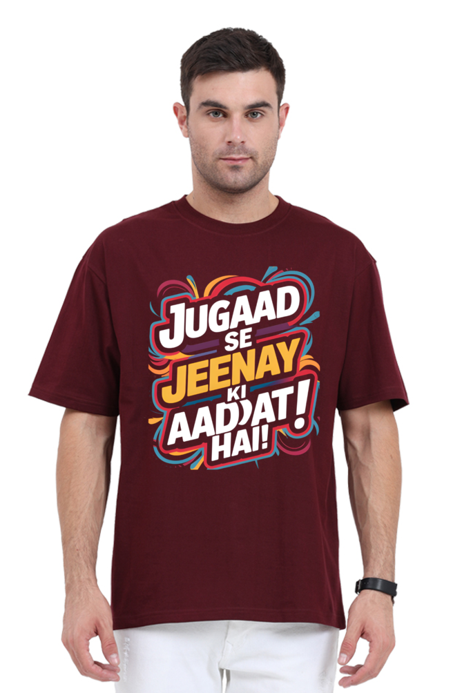 Jugaad Se Jeenay Ki Aadat Hai Graphic T-Shirt