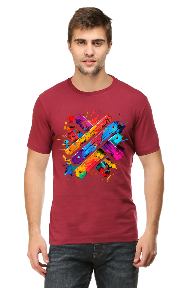 Abstract Paint Splash Art T-Shirt