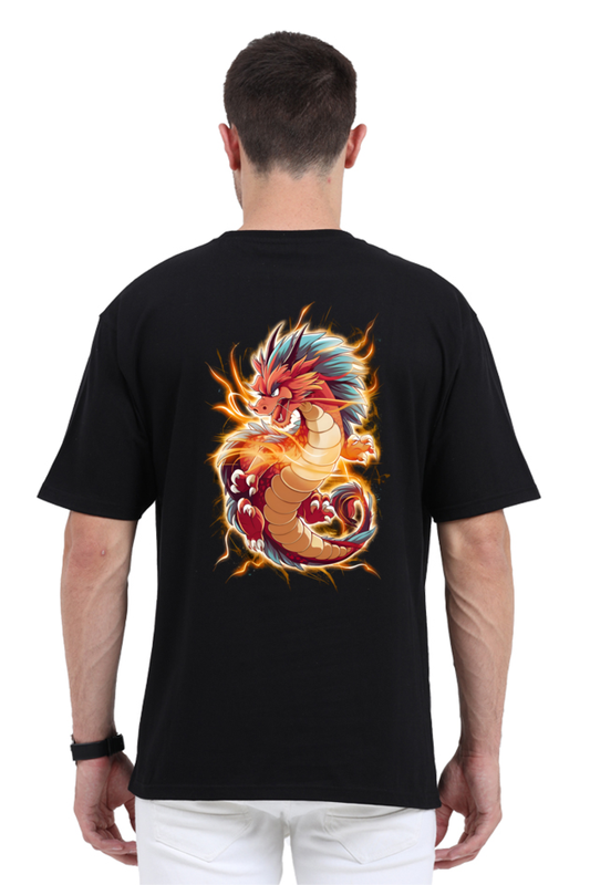 Flaming Thunder Dragon Anime T-Shirt