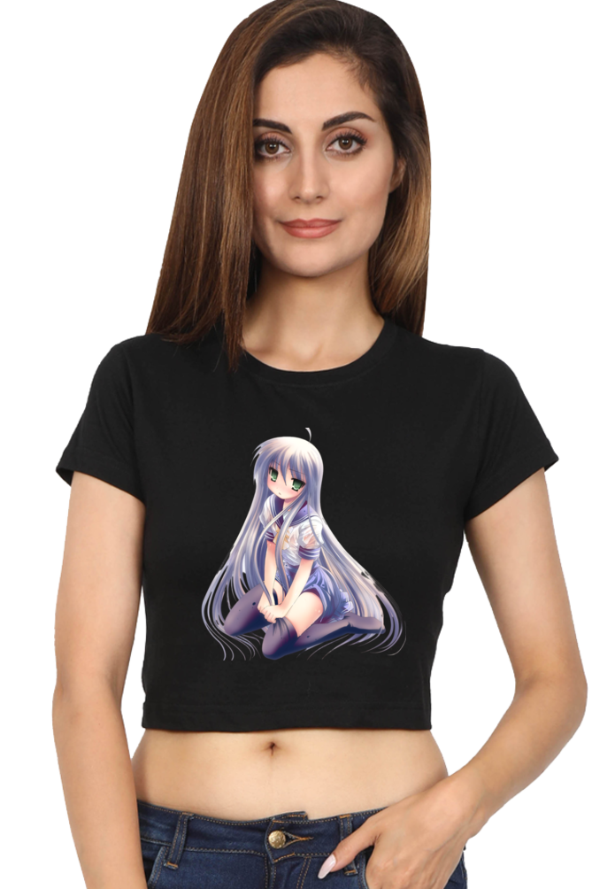 Angel Beats Anime Crop Top