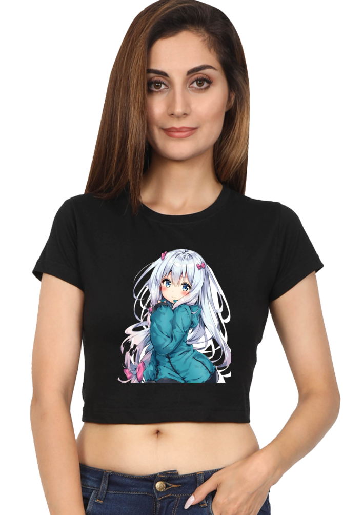 Adorable Girl Anime Crop Top