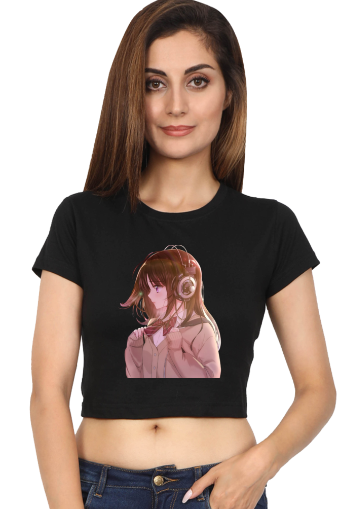 Melody Muse Anime Crop Top