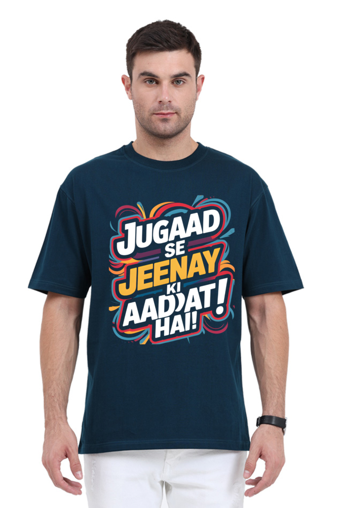 Jugaad Se Jeenay Ki Aadat Hai Graphic T-Shirt