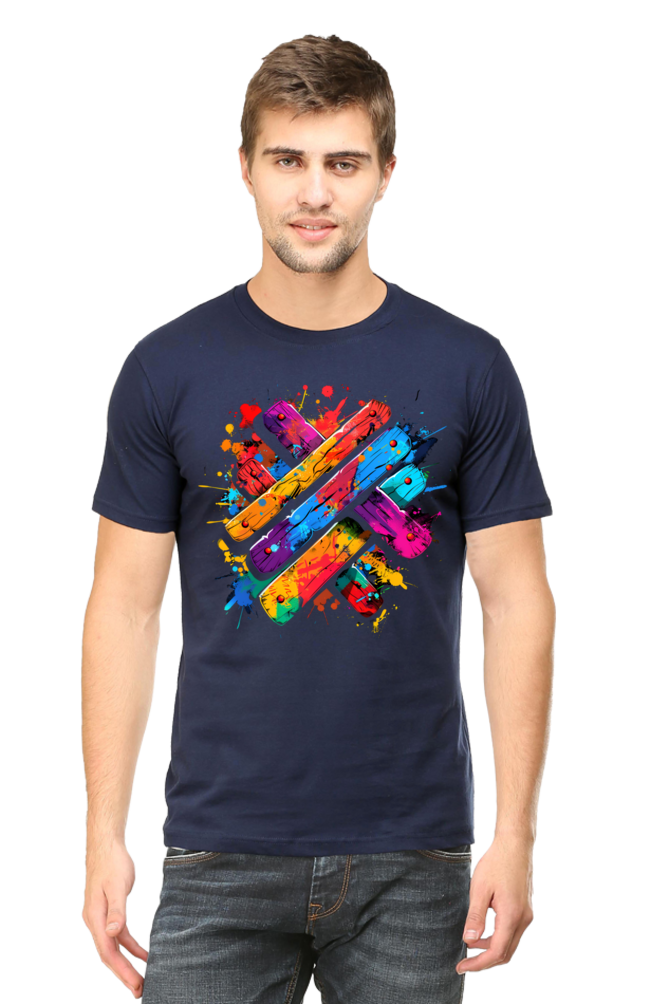 Abstract Paint Splash Art T-Shirt