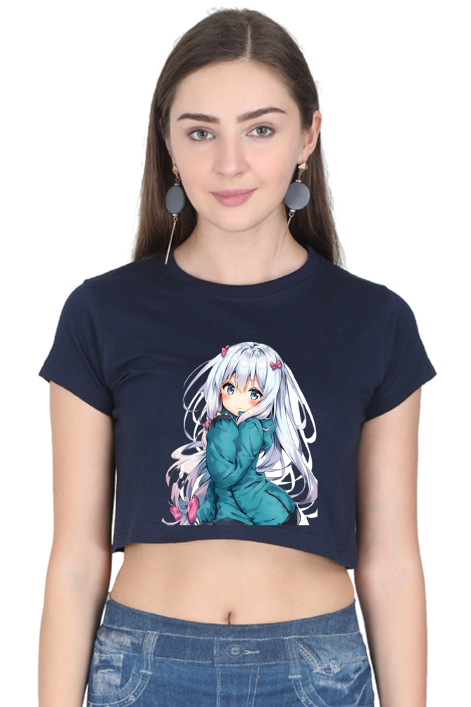 Adorable Girl Anime Crop Top