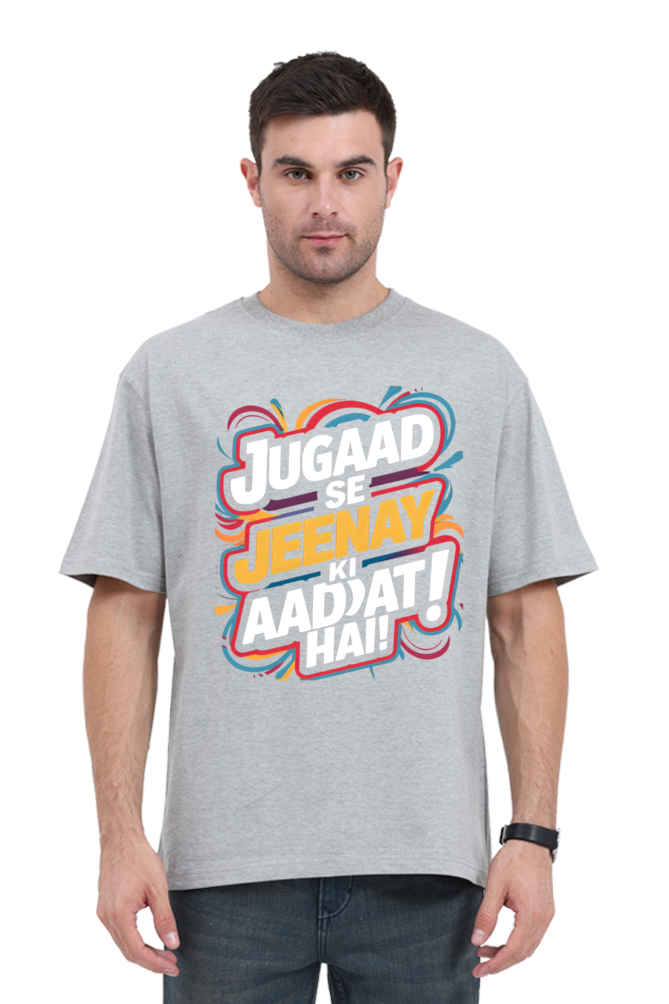 Jugaad Se Jeenay Ki Aadat Hai Graphic T-Shirt