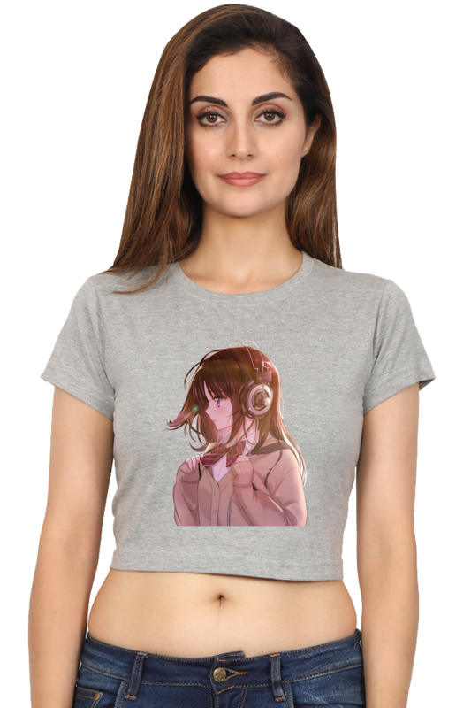 Melody Muse Anime Crop Top