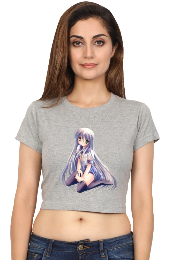 Angel Beats Anime Crop Top