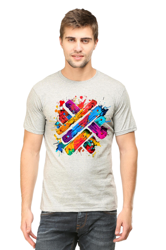 Abstract Paint Splash Art T-Shirt