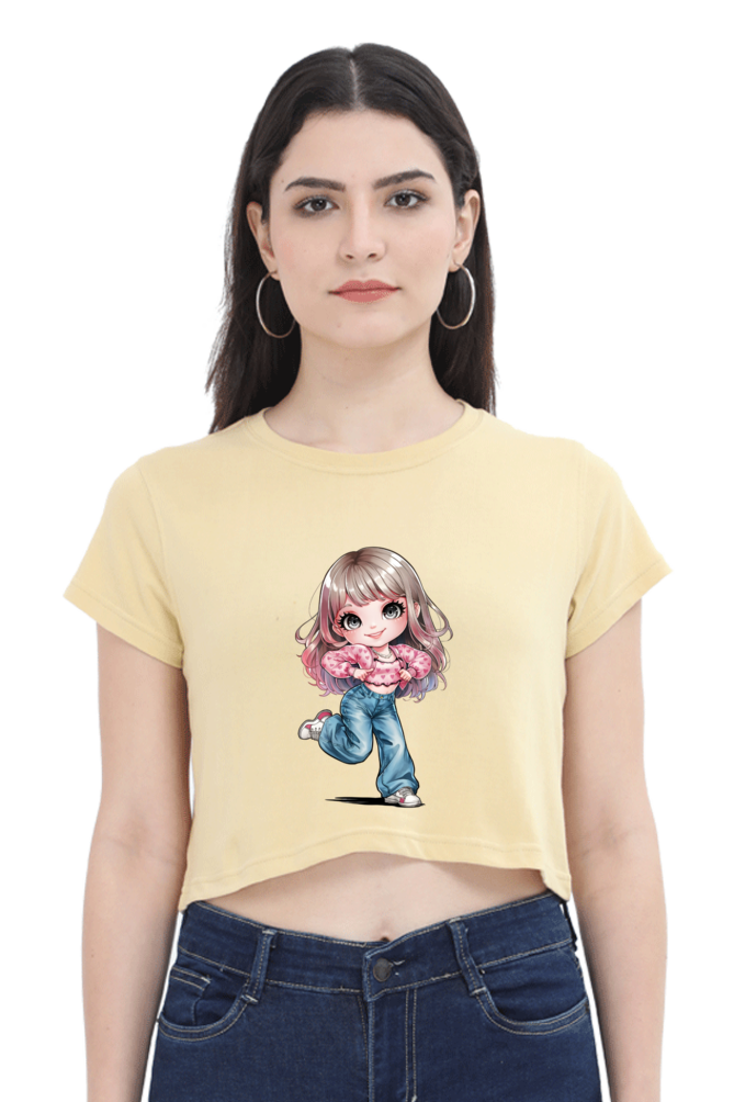 Chibi Charm Anime Crop Top