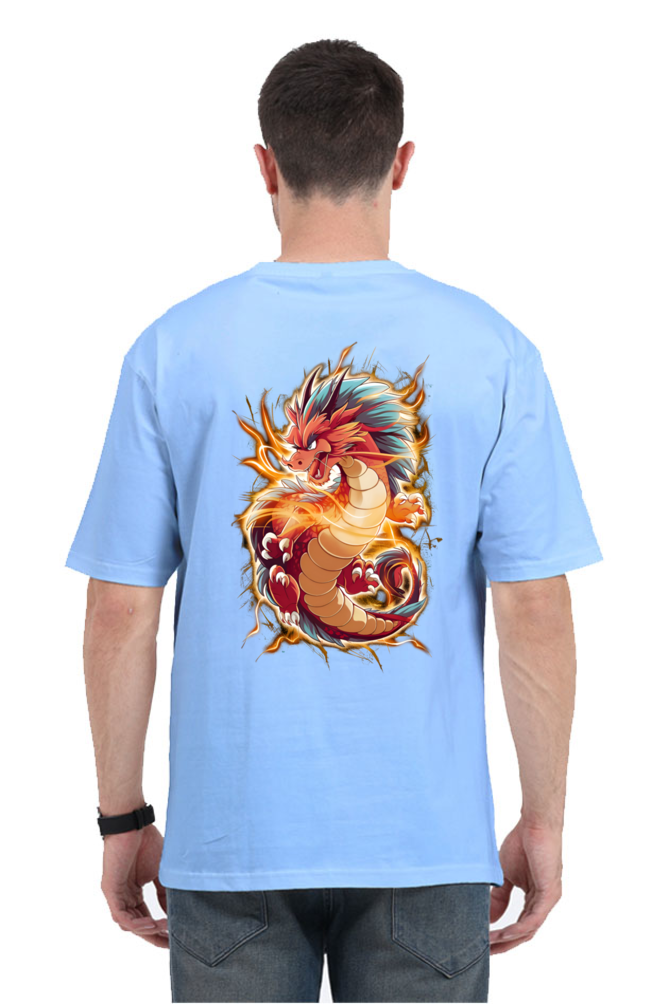 Flaming Thunder Dragon Anime T-Shirt